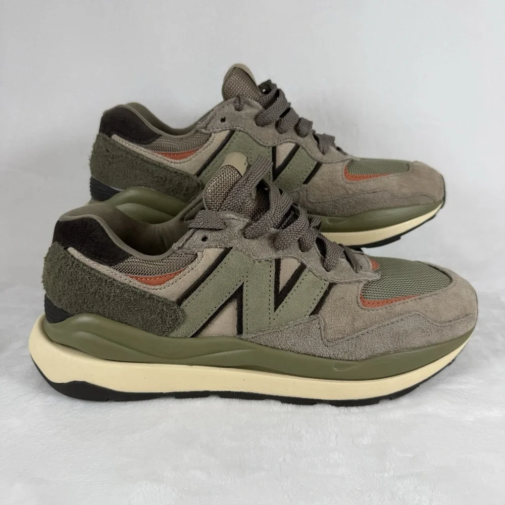 New Balance 57/40 Shoes Mens 11 Mushroom Sweet Caramel Suede Sneakers M5740RSB - Picture 1 of 6